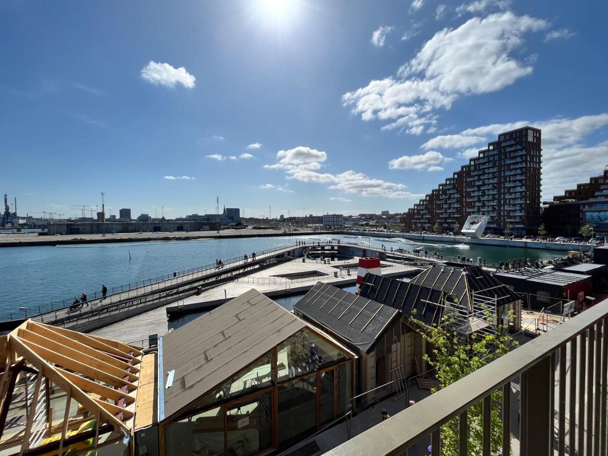 Apartment Directly To Seafront Of Bassin 7 With Big Balcony And Free Parking Орхус Экстерьер фото