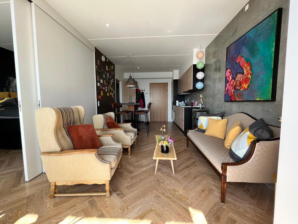 Apartment Directly To Seafront Of Bassin 7 With Big Balcony And Free Parking Орхус Экстерьер фото
