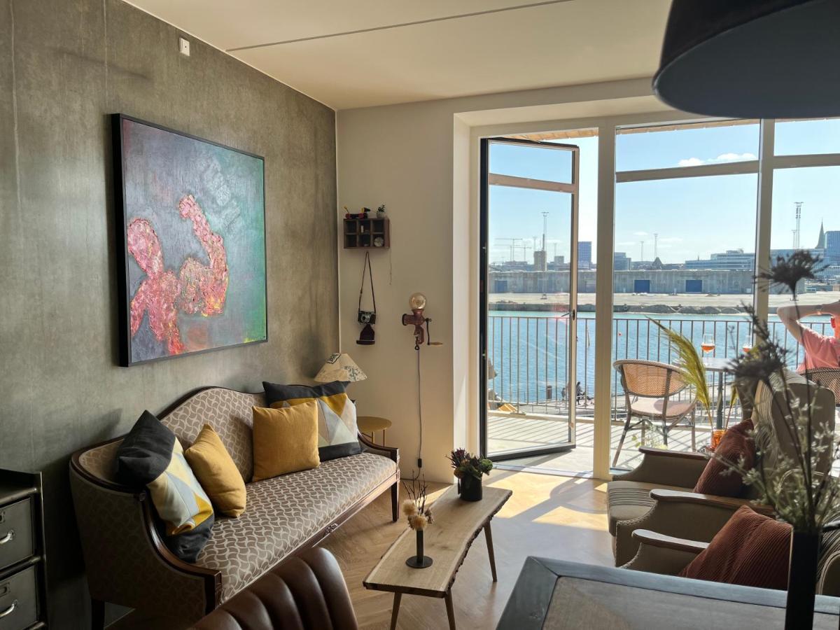 Apartment Directly To Seafront Of Bassin 7 With Big Balcony And Free Parking Орхус Экстерьер фото