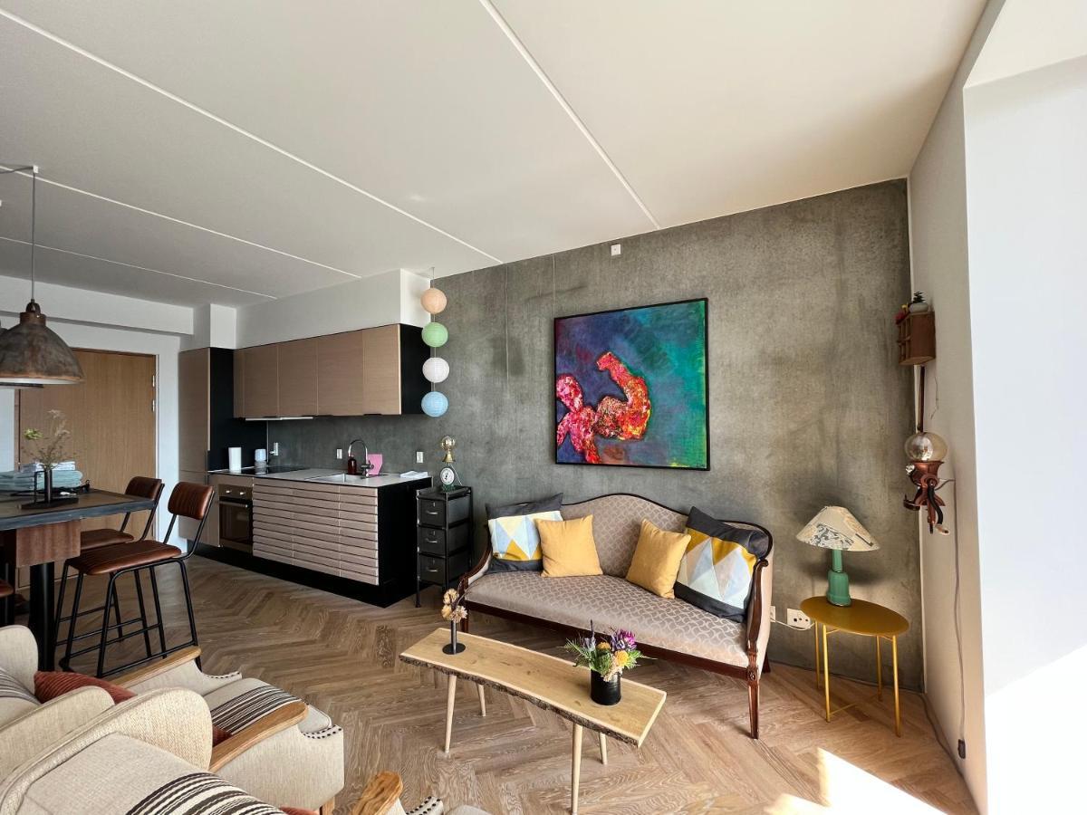 Apartment Directly To Seafront Of Bassin 7 With Big Balcony And Free Parking Орхус Экстерьер фото